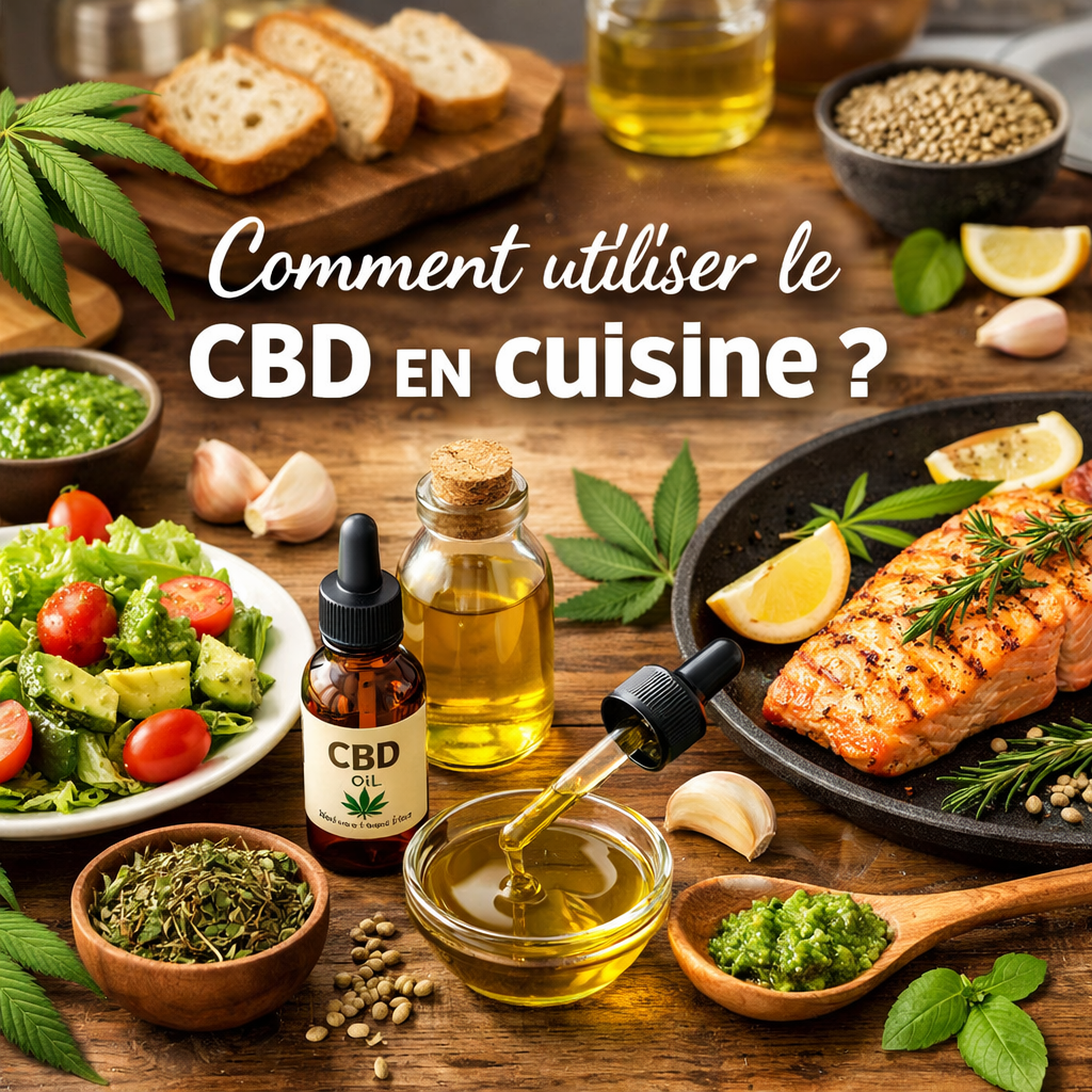Comment utiliser le CBD en cuisine ?