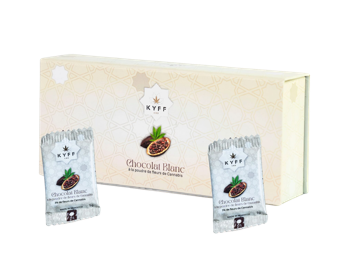 Chocolat blanc au CBD